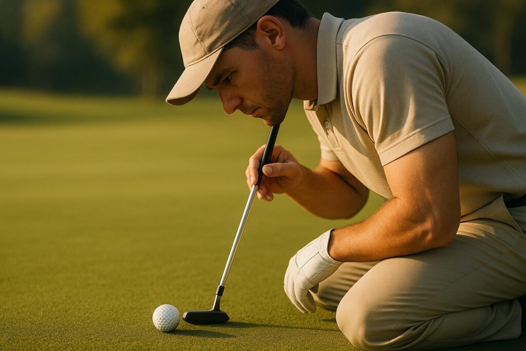 Eye Line in Putting: Over the Ball or Not?