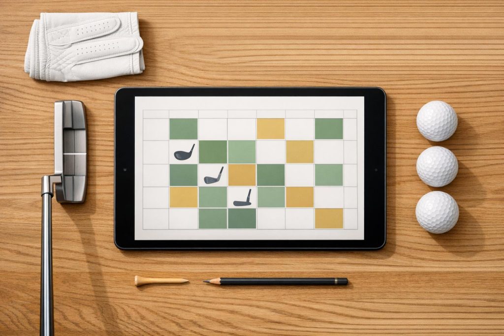 Golf Practice Routine Planner